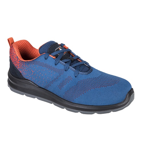 Portwest FT25 Steelite Aire Trainer S1P Blue / Orange Size 3