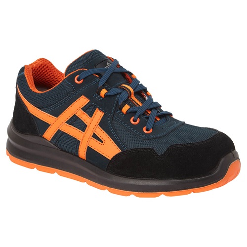 Portwest FT50 Steel Leather and Textile Trainer S1 FO SR Blue Size 13
