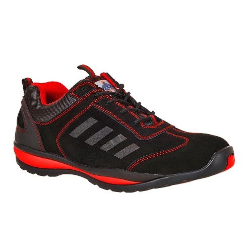 FW34 Steelite Lusum Safety Trainer S1P HRO Black / Red Size 4