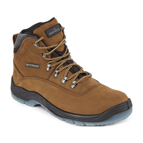 Portwest FW57 Steelite All Weather Boot S7 FO SR Brown Size 8