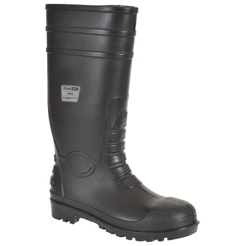 Portwest FW94 Classic Safety Wellington S4 Black Size 4