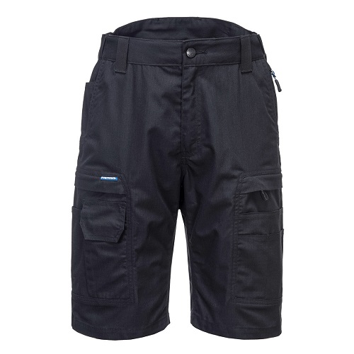 Portwest KX340 Ripstop Shorts Black 32