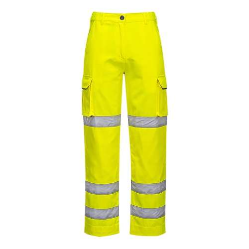 Portwest LW71 Ladies Hi Vis Trousers Yellow X Small