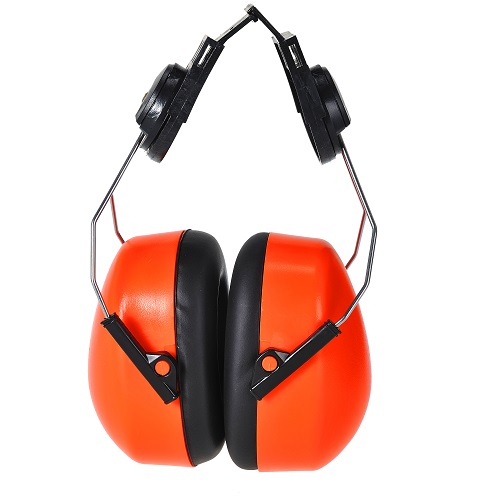 Portwest PS47 Endurance Hi Vis Clip-On Ear Protector Orange