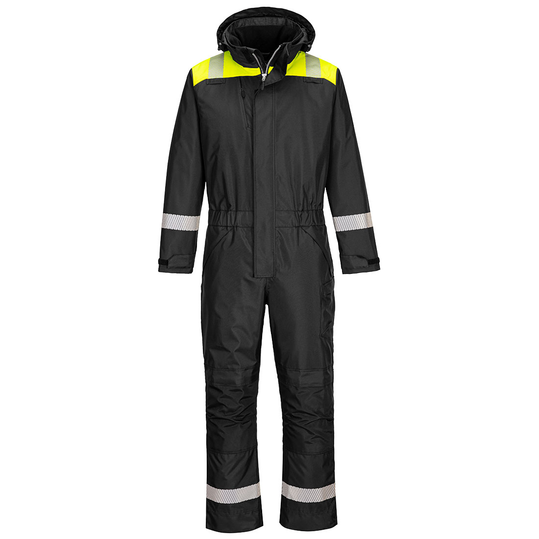 Portwest PW353 PW3 Winter Coverall Black/Yellow size Large