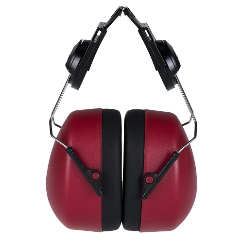 Portwest PW42 Clip-On Ear Protector Red