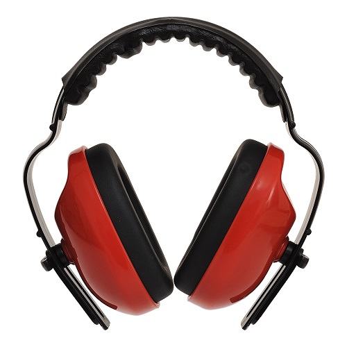 Portwest PW48 Classic Plus Ear Muff Red