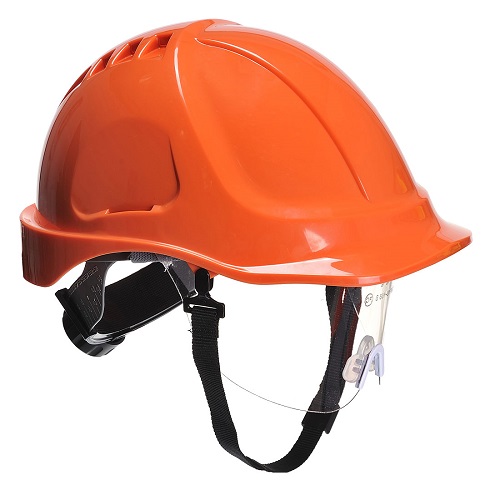 Portwest PW54 Endurance Plus Visor Helmet Orange