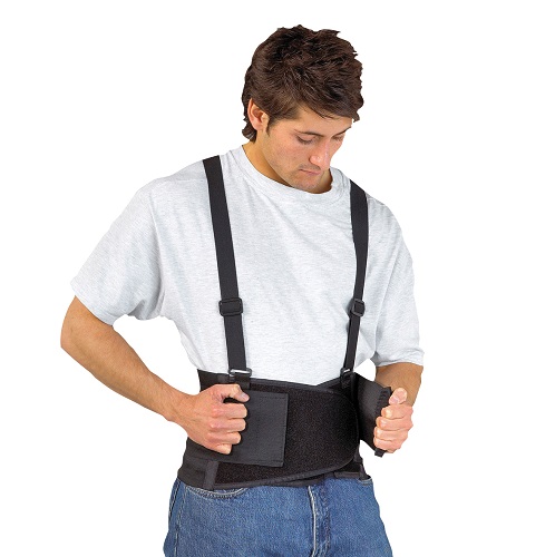 Portwest PW80 Back Support Belt Black Small