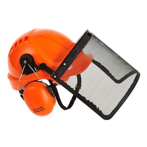 Forestry Combi Kit Helmet Visor Ear Protectors PW98