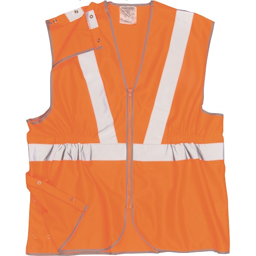 Portwest Hi-Vis Long Vest RIS RT20 Orange S