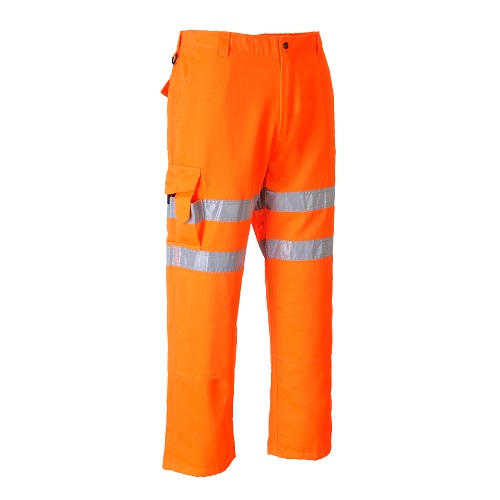Portwest RT46 Rail Combat Trousers Orange X Small