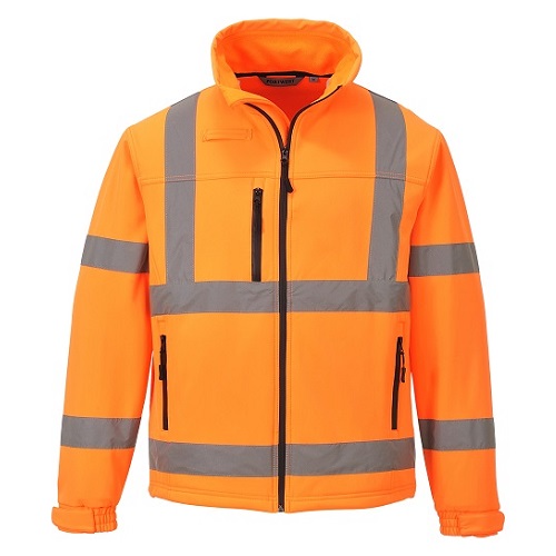 Portwest Hi-Vis Classic Softshell Jacket (3L) S424 Orange S