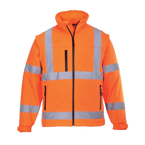 Portwest Hi-Vis Softshell Jacket (3L) S428 Orange X Small