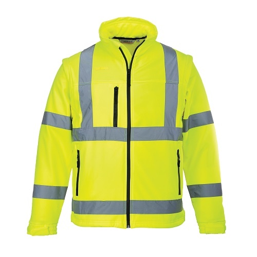 Portwest Hi-Vis Softshell Jacket (3L) S428 Yellow X Small