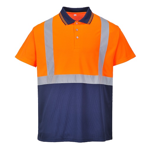 Portwest Two-Tone Polo S479 Orange / Navy S