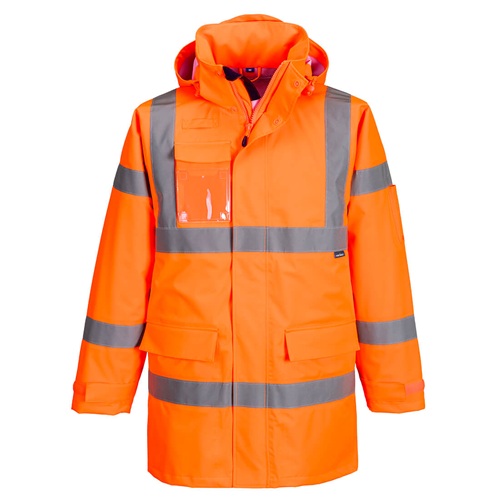 Portwest S599 Hi-Vis Extreme Rain Jacket (3L) Orange Small