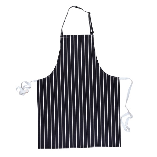 Butchers Apron S839 Navy with White Stripe