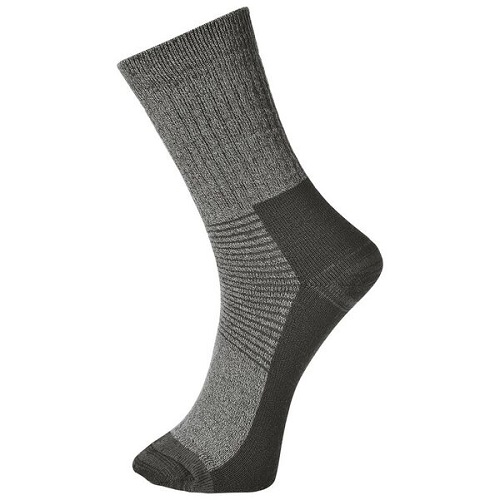 Portwest SK11 Thermal Socks Grey Size 39-46 Single Pair