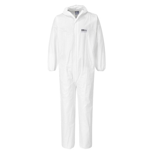 Portwest ST50 BizTex Microcool Coverall Type 5/6 White Medium * Pack of 50 *