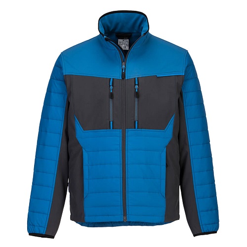 Portwest T752 WX3 Baffle Hybrid Jacket Persian Blue Small