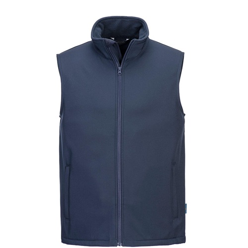 Portwest TK22 Print and Promo Softshell Gilet (2L) Navy Large