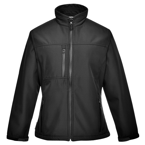 Portwest TK41 Charlotte Ladies Softshell Jacket Black Small