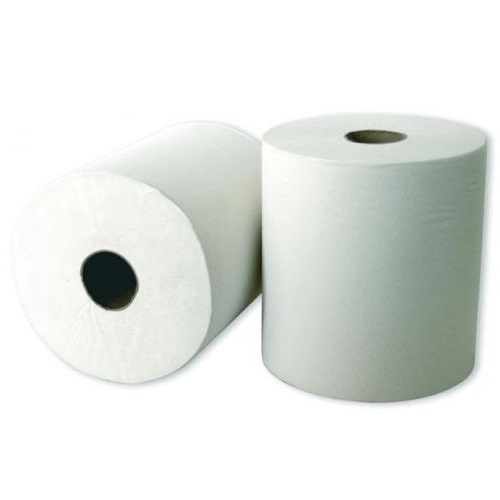 Roll Towels Embossed White 2 Ply 6 per Case