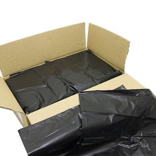 Black Jumbo Compactor Sacks 25 x 44.5 x 62" 50's