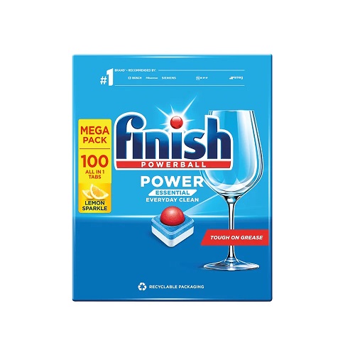 Finish Power Essential Dishwasher Tablets Lemon (Pack of 100)