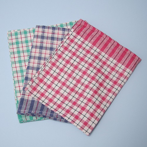 Tea Towels Check Pattern 18 x 28" 10's