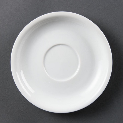 Olympia Whiteware Cappuccino Saucers 160 mm 12 per Pack