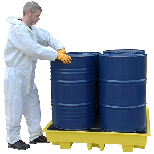 Low Profile Spill Pallet - 4 Drum