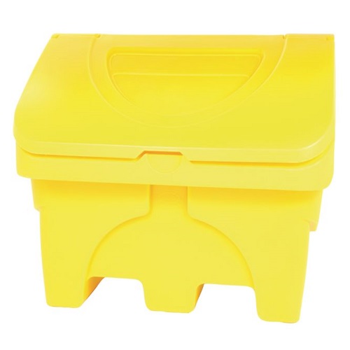 Slimline Grit Bin 750(H) x 850(W) x 500(D) 130 litre Yellow