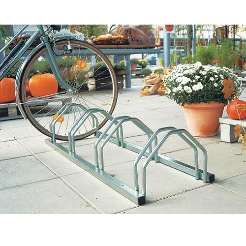 Floor Mounted Bicycle Rack - 4 Berth