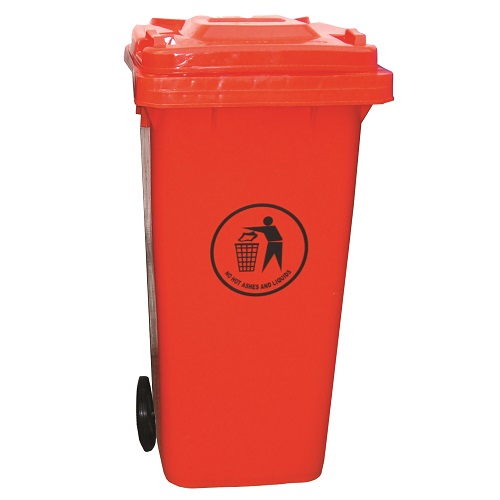 Wheeled Bin Red 120 litre