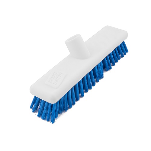 12" Washable Broom 30 cm Blue Soft Bristles