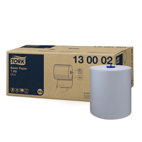 Tork Basic Paper 1 Ply Blue 6 rolls