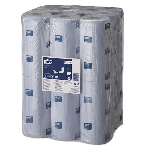 Tork Blue Hygiene Rolls C1 9.5" 24 cm Blue 18's