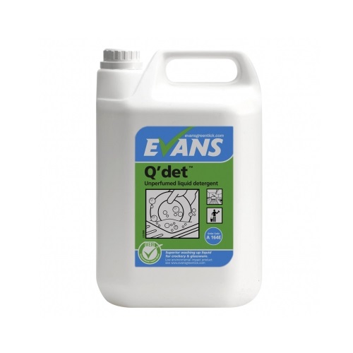 Evans Q'det™ Unperfumed Liquid Detergent 2 x 5 litres