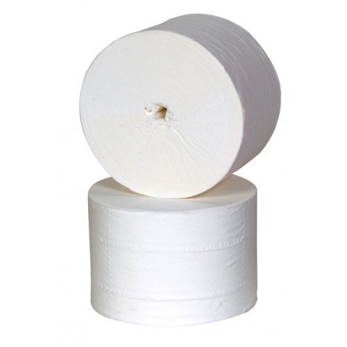 Jangro Coreless Toilet Rolls White 2 Ply 36 Rolls x 100 m