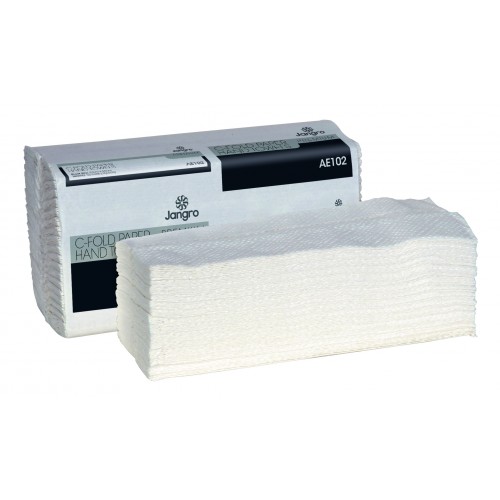 Premium Luxury C Fold Hand Towels White 2 Ply 2250's
