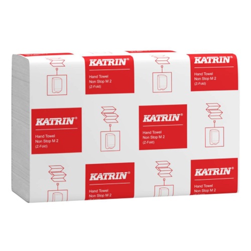 Katrin Z-Fold Paper Towels Non-Stop Medium 160 Sheets 2 Ply Handy Pack 3360's