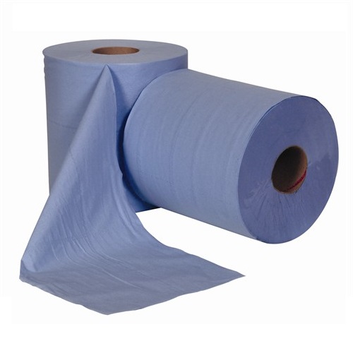 Centre Feed Rolls Blue 1 Ply 6 Rolls x 300m