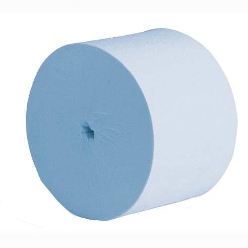 Jangro Coreless Centrefeed Rolls 150 m Blue 2 ply 6 rolls per case