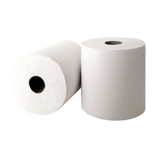 Jangro White Roll Towels 2 ply 175m x 200mm 6 rolls per case