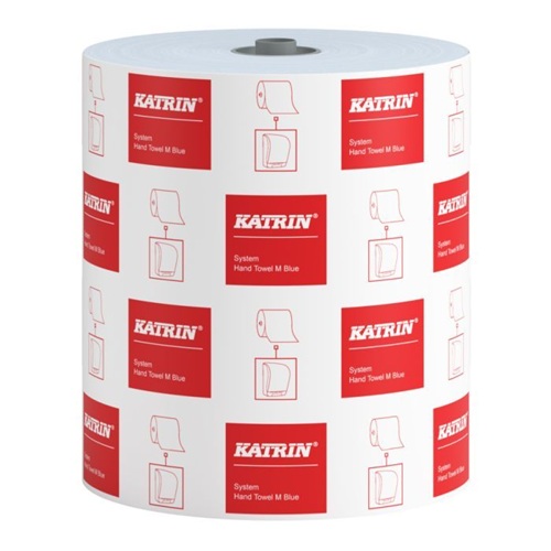 Katrin Classic System Hand Towel Blue 2 ply 180m 6's (Replaces S3 AG191 / M12 460218)