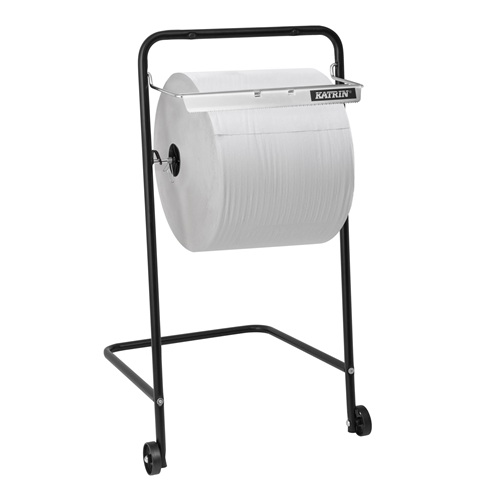 Katrin Industrial Floor Dispenser Black