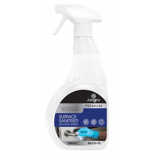 Jangro Premium Surface Sanitiser Alcohol Based 750 ml