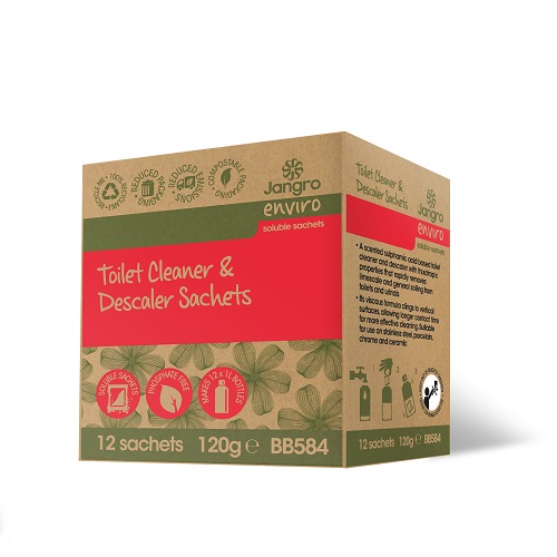 Jangro Toilet Cleaner and Descaler Sachets 12's